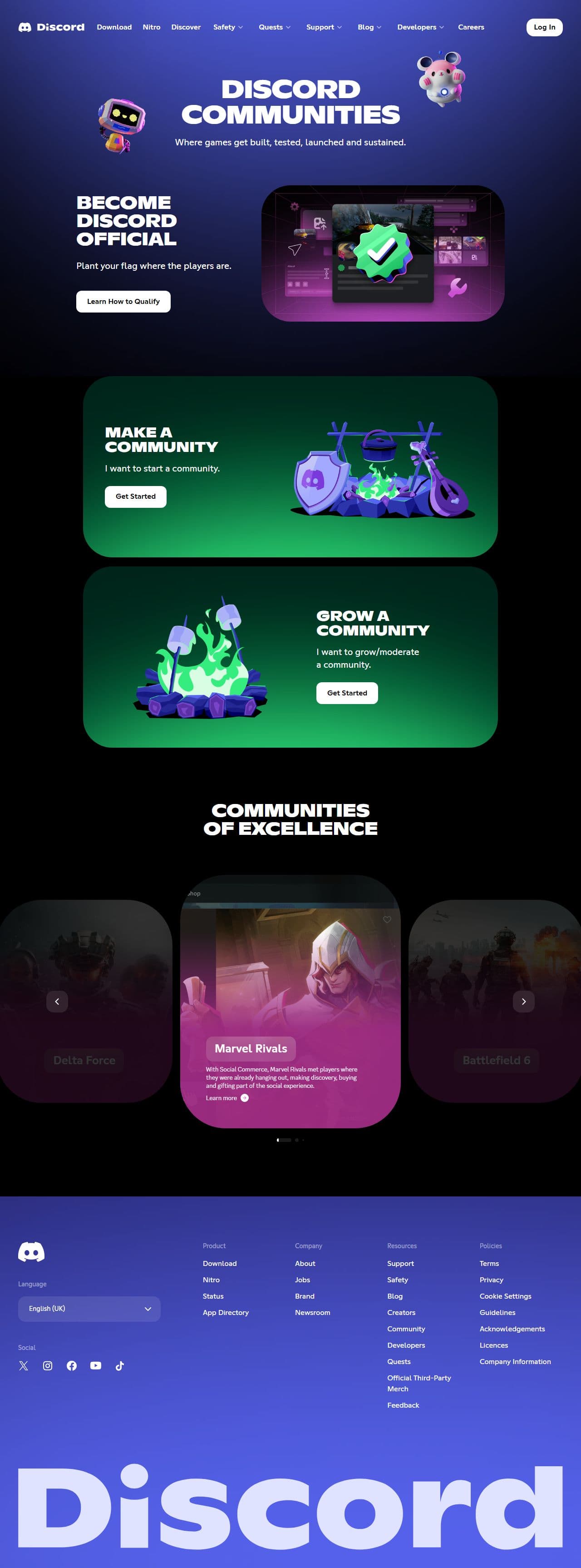 Discord Server Management service image